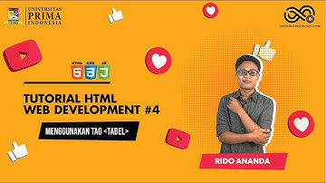 #teaching   Tutorial Web Development Bagian 4 | Membuat Tabel Dengan HTML Menggunakan Tag TABEL