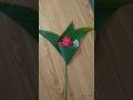 Amazing Leaf Flower Craft 🌿 | Real Leaves DIY Flower | Nature Craft Idea