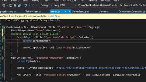 Coming Soon to PowerShell Universal Dashboard - Inputs and Dynamic Pages