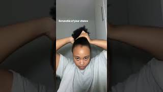 Low tension puff #lowtensionhairstyles #type4  #naturalhair