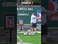 Batter Wasn’t Even Close😭 #dingersornothing #wiffleball #baseball #shorts