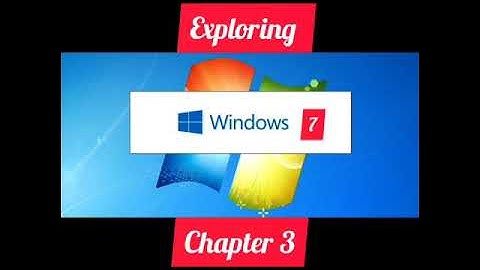 Grade 4 | Ch-3 Exploring Windows 7 part3 | Computer