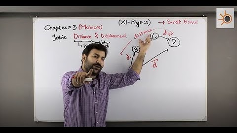 XI -Physics| Class-2| Chapter# 3 Motion| Distance & Displacement | Sindh Board | Karachi Board.
