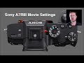 Sony Alpha A7RIII and A7III Custom Settings for Movies