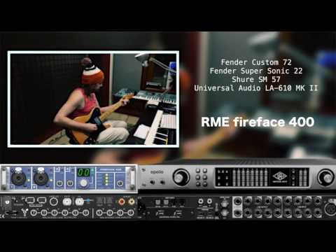 RME fireface 400 vs Universal Audio UAD apollo QUAD