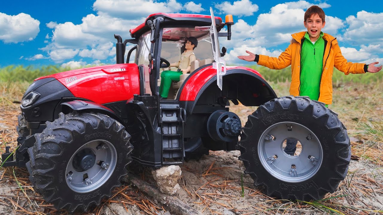 Bruder Case Tractor is broken - New Tractor Fendt 1050 Vario