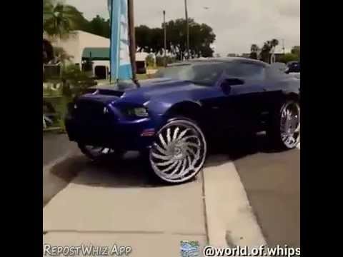 Donking 2013-2014 Ford Mustang 5.0 Deep Impact Blue - YouTube