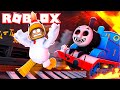 SCAPPIAMO DAL TRENO CATTIVO DI ROBLOX!!