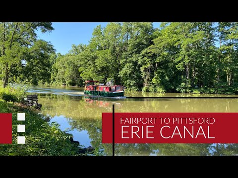 Biking the Erie Canal Trail:  Fairport to Pittsford