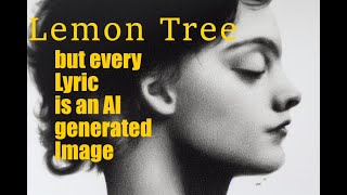 Lemon Tree - But every lyric is an AI generated image