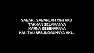 Afgan - Sabar Lirik
