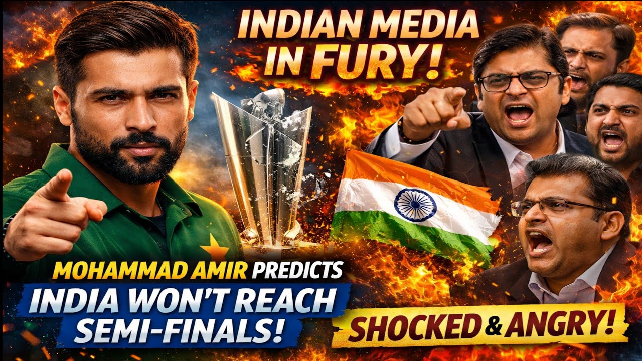 Mohammad Amir’s Bold Prediction Shakes India – Media Reacts Furiously!
