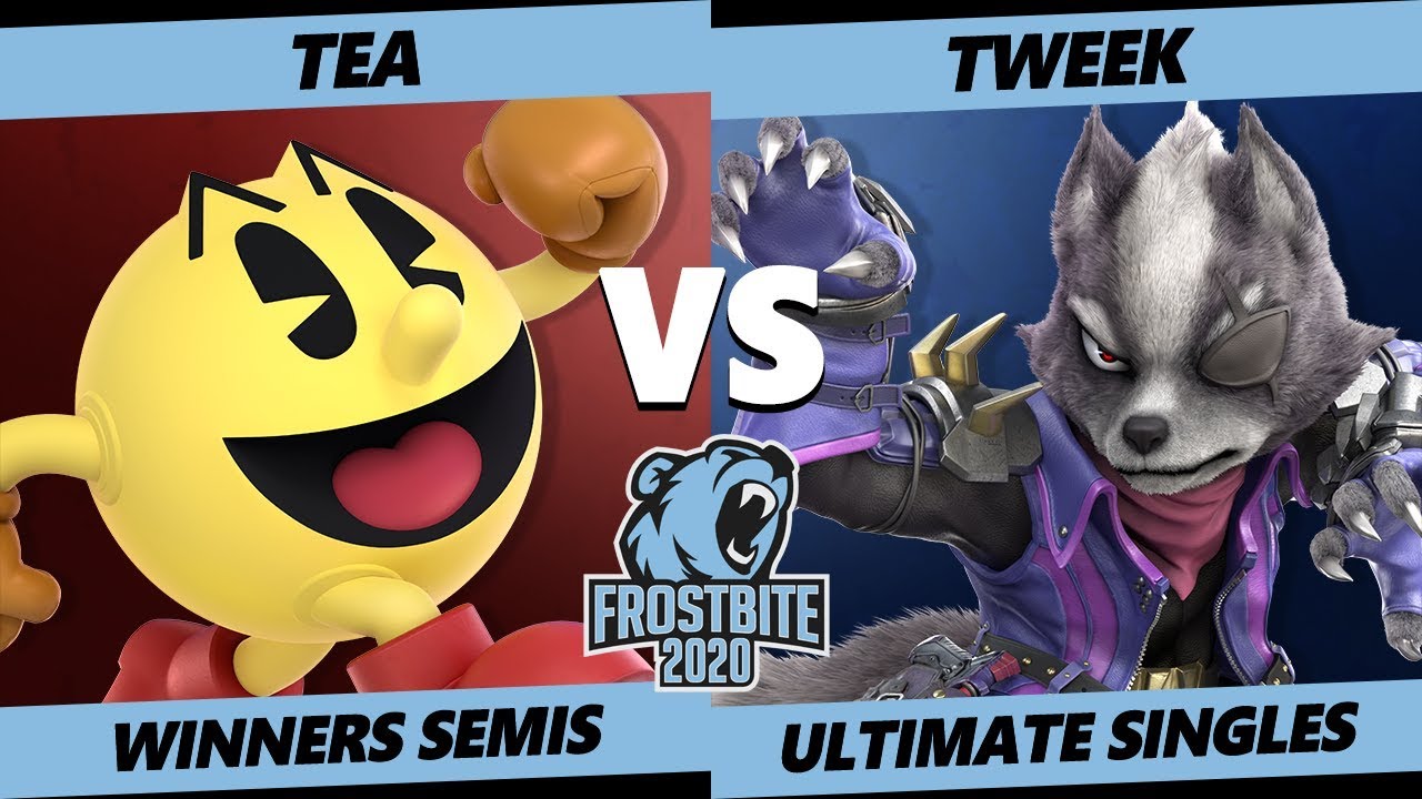Frostbite 2020 SSBU Winnes Semis SGA Tea Pac Man Vs TSM Tweek Trainer Wolf Smash 