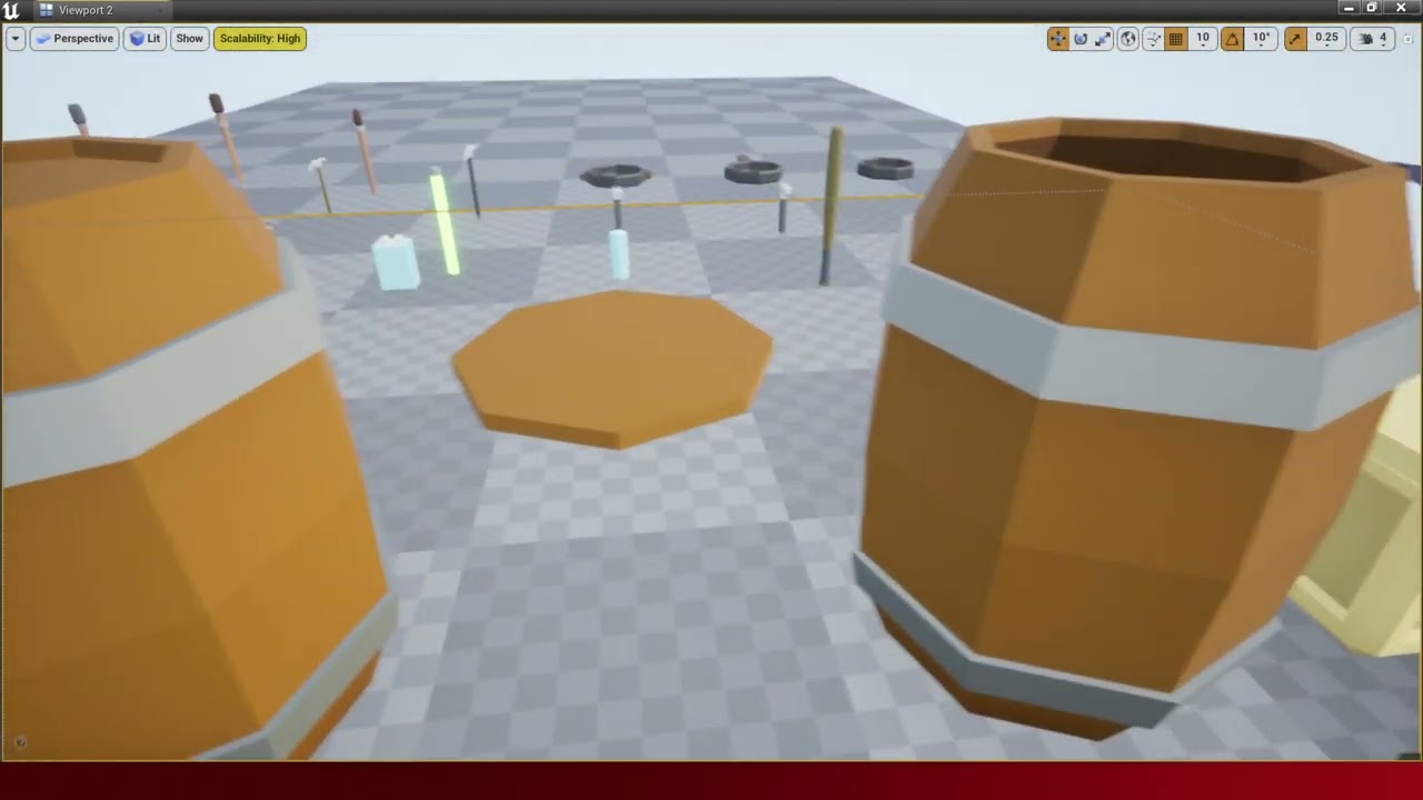 Unreal Engine Asset | Survival Tools Set (Poly Art Style) SHOWCASE