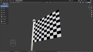 Blender Tutorial - Checker flag animation