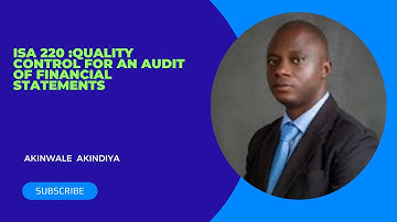 ISA 220 :Quality Control for an Audit of Financial Statements