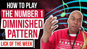 Awesome diminished pattern | Lick of the Week!!