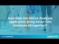 Smart Exit Solutions: How does the Shrink Analyzer application bring Smart Exit Solutions together