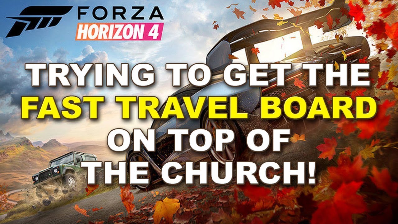 Trying to get the Fast Travel Board on Top of the Church in a 3