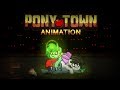Pony Town Animation: He got my slice of pizza!!