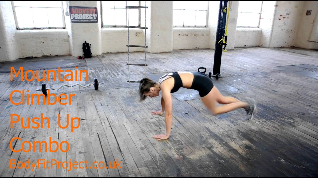 Mountain Climber Push Up Combo YouTube