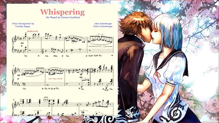 Whispering Piano version - Piano performance video thumbnail