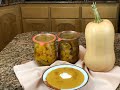 Pressure Canning Butternut Squash Soup Mix