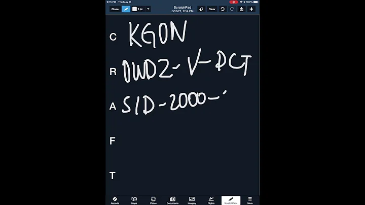 IFR ATC Communications Sample CRAFT Clearance from KOWD to KGON