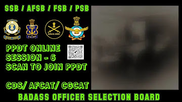 PPDT SESSION - 6 / SSB/AFSB/FSB/PSB #ssb #icg #ssbinterview #cds #nda #afcat #ima #cgcat #indianarmy