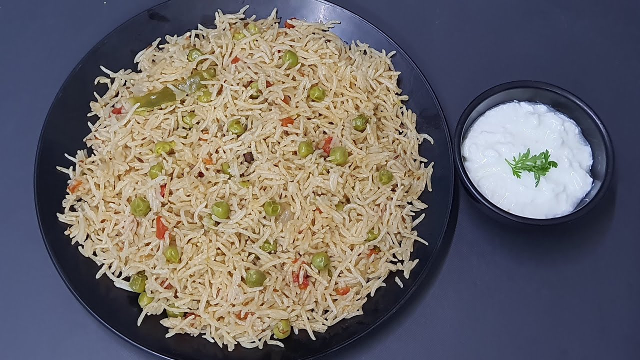 Peas Pulao Matar Pulav Green Peas Pulao Veg Biryani Pulao