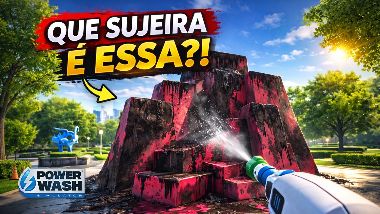 Esculturas IMPOSSÍVEIS de Limpar 😳🧽 | PowerWash Simulator – Parque de Esculturas Parte 2