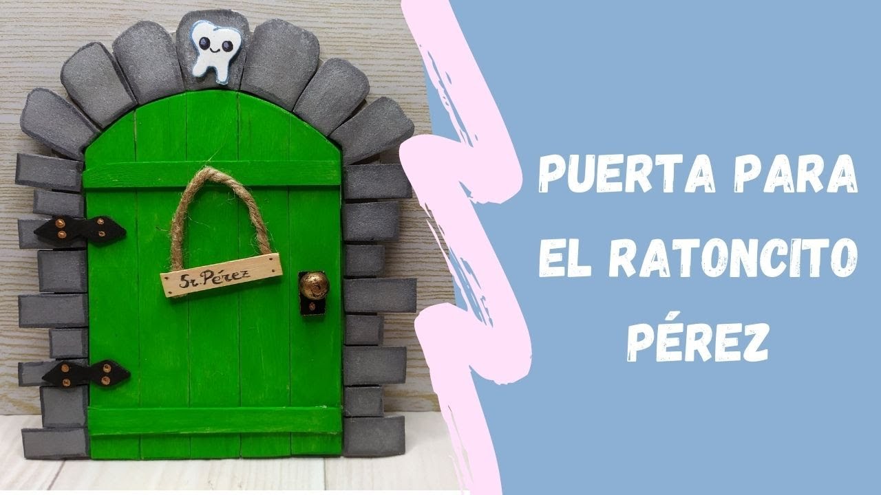 DIY | COMO HACER PUERTA PARA RATONCITO PÉREZ | PASO A PASO