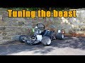 Help stick shift go kart tuning