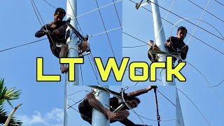 LT Work #electrician #FBVIDEO #Lineman #reels #technical #electricianwork #technician 
