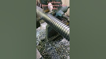 LEAD SCREW MANUFACTURING #lathe #machine #machinist #leadscrew #lathemachine #machinetools #trending