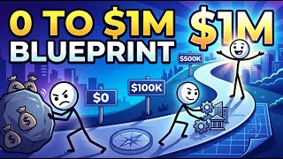 The $0 to $1 Million Blueprint: How to Build Massive Wealth from Scratch 🏦📈