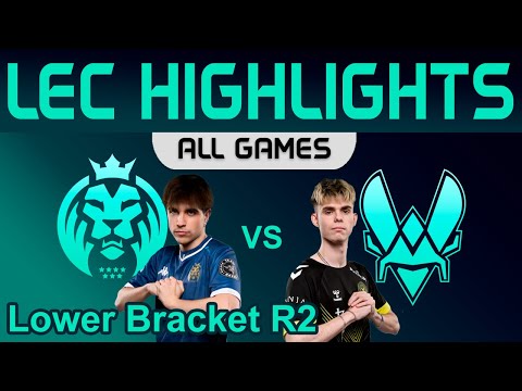 MDK vs VIT ALL GAMES Highlights LEC Winter 2024 Lower Bracket 2024 MAD Lions KOI vs Team Vitality