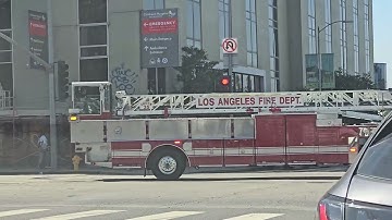 LAFD Truck 35 Responding Code 3