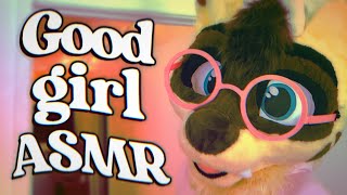 Furry ASMR | Pets and kisses for the good girl! :3