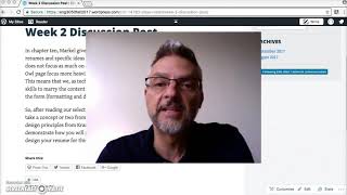 Week 2 Discussion Post ENG 3050 Fall 2017