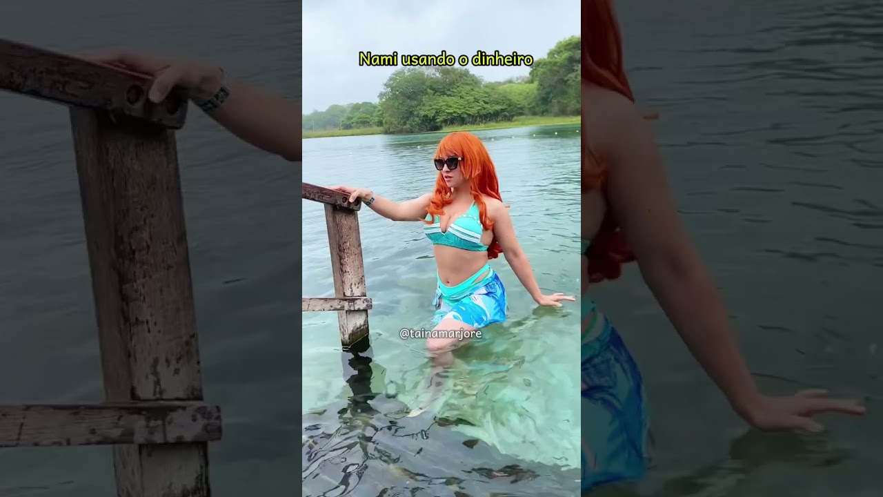 Zoro perdido na Bahia e a Nami usando o dinheiro #nami #onepiececosplay #onepiece #zoro