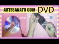 Como reciclar dvd e garrafa de vidro de forma fácil e criativa  Cicera Criativa