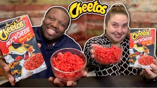 Eating HOT CHEETOS Mac N Cheese for the VERY FIRST TIME! [Taste Test   Food Review]