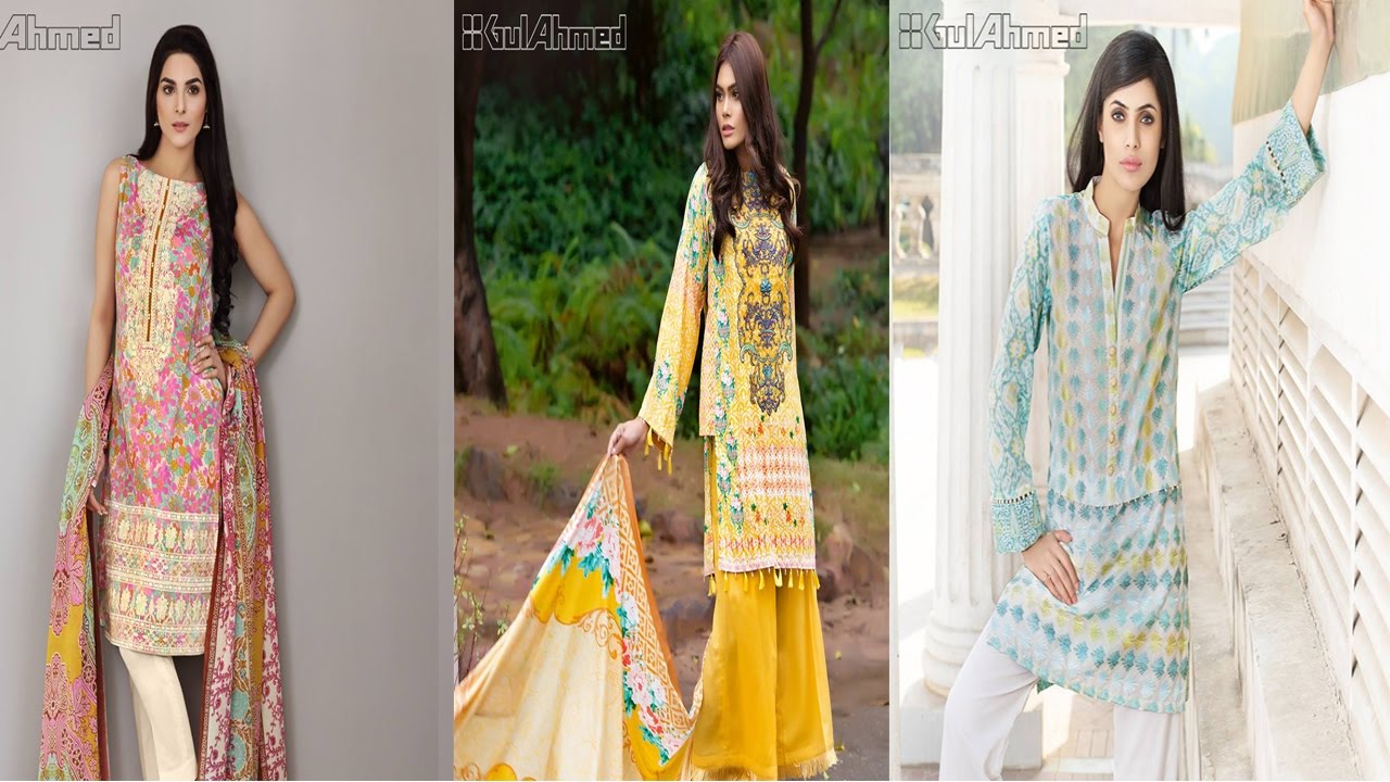 Gul Ahmed New Embroidered Festive Eid Collection 2017