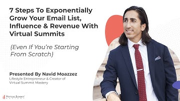 How to Host a Virtual Summit - Step-by-Step Blueprint For Growing Your Email List & Profits Quickly