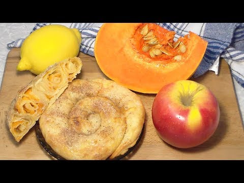 Vertuta with pumpkin and apple