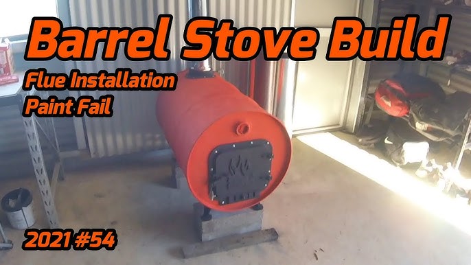 US Stove Bsk1000 Cast Iron Barrel Stove Kit