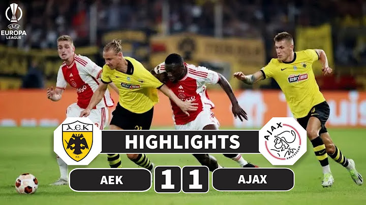 ΑΕΚ Άγιαξ | 1-1 | στιγμιότυπα | Europa League