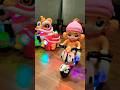 Onet pukul beduk keliling naik scooter
