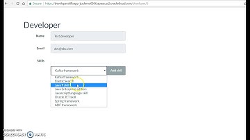 Spring Boot in Oracle App container cloud